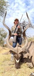 Amanda and her Kudu